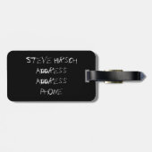 Skelet in de Kast Aangepast Bagagelabel (Achterkant horizontaal)