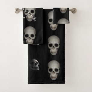 Skelet in de kast bad handdoek