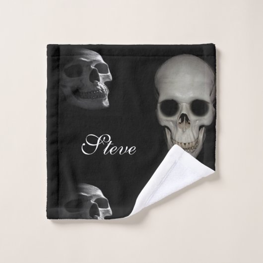 Skelet in de kast bad handdoek (Wasdoekje)