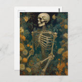 Skelet in het Flowers Briefkaart (Voorkant / Achterkant)