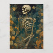 Skelet in het Flowers Briefkaart (Voorkant)