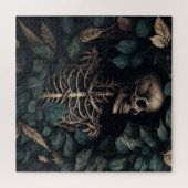 Skelet in Planten Legpuzzel (Horizontaal)