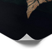 Skelet in Planten Poster (Hoek)