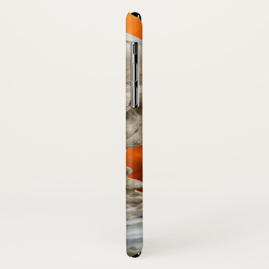 skelet in vlammen Case-Mate iPhone case (Achterkant/links)