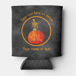 Skelet Jack- O'-Lantern gepersonaliseerd Blikjeskoeler