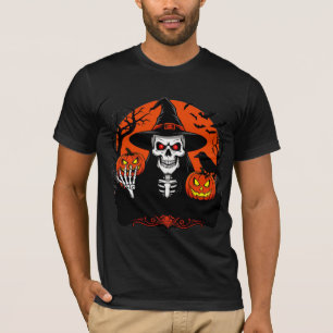 Skelet Jack O Lantern Halloween Nacht Glow ✨ T-shirt