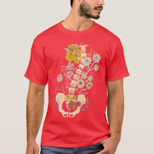 Skelet Katoen Skeletkern Aesthetisch Fairycore Fa T-shirt