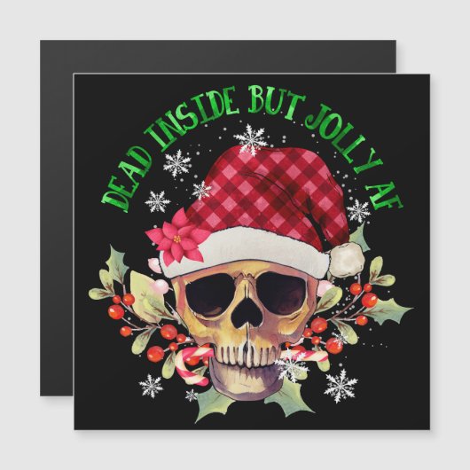 Skelet Kerstboom Grappige Lelijke Xmas Skeletten (Voorkant / Achterkant)