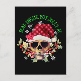 Skelet Kerstboom Grappige Lelijke Xmas Skeletten Feestdagenkaart