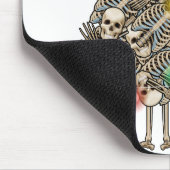 Skelet Kerstboom Grappige Lelijke Xmas Skeletten Muismat (Hoek)