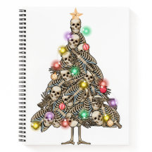 Skelet Kerstboom Grappige Lelijke Xmas Skeletten