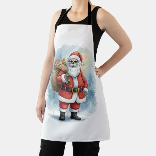 Skelet Kerstman Schort (Insitu)