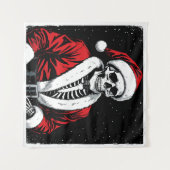 Skelet Kerstman Wandkleed (Voorkant (horizontaal))