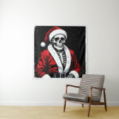 Skelet Kerstman Wandkleed (In situ)