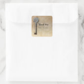 Skelet Key  Op zoek naar Favor Vierkante Sticker (Tas)