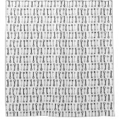 Skelet Key Pattern Douchegordijn (Voorkant)