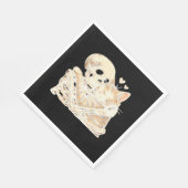 Skelet Knuffelen Kat Halloween Kat Lover Kat Mama  Servet (Hoek)