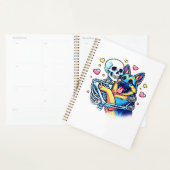 Skelet knuffelt met een Duitse Herder � Unieke got Planner (Display)