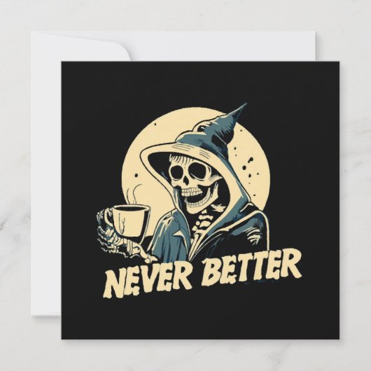 Skelet Koffie Halloween (Voorkant)