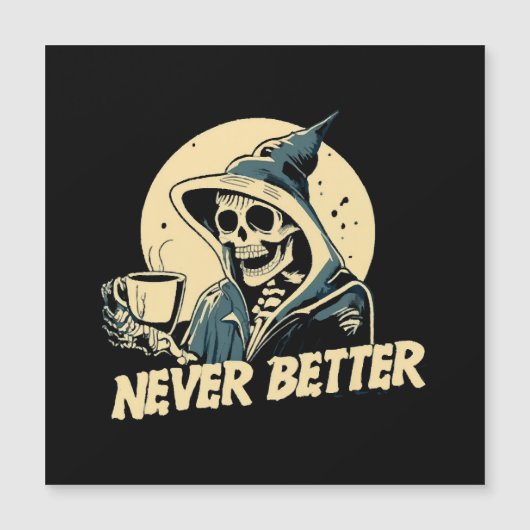 Skelet Koffie Halloween (Voorkant)