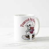 Skelet Koffie Verslaafde Koffiemok (Voorkant rechts)