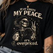 Skelet Koffiemeisje T-shirt