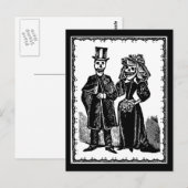 Skelet Koppel - Ansichtkaart Briefkaart (Voorkant / Achterkant)