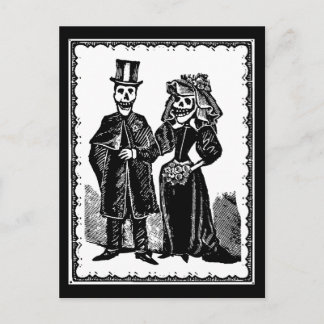 Skelet Koppel - Ansichtkaart Briefkaart