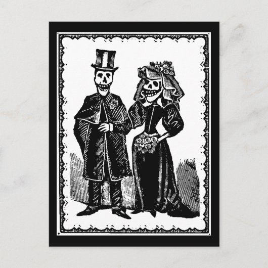 Skelet Koppel - Ansichtkaart Briefkaart (Voorkant)