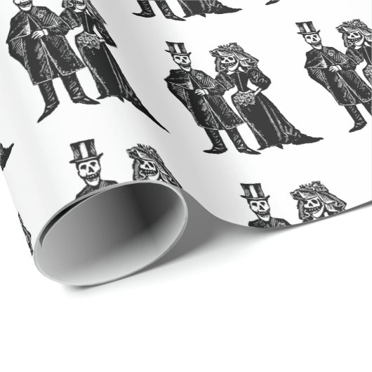 Skelet Koppel - Inpakpapier (Aanpassen) (Rol Hoek)