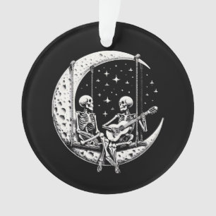 Skelet Koppel Maan Gitaar Ornament
