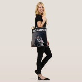 SKELET KOPPEL NET GETROUWD TROUW TOTE TAS (Op model)