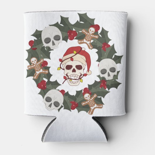 Skelet Krans op een Blikjeskoeler (Voorkant)