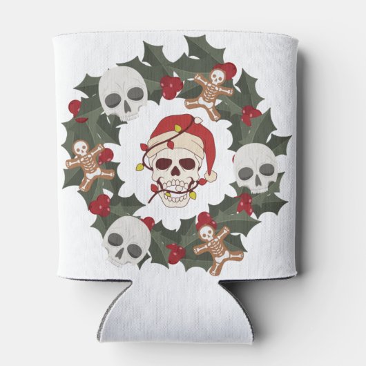 Skelet Krans op een Blikjeskoeler (Achterkant)