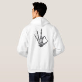Skelet Kunst Hoodie (Achterkant volledig)