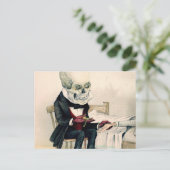 Skelet Laatste Rites Briefkaart (Staand voorkant)