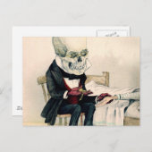 Skelet Laatste Rites Briefkaart (Voorkant / Achterkant)