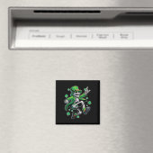 Skelet Leprechaun St. Patrick's Day Magneet (Insitu (Vaatwasser))