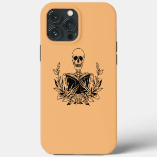 Skelet Lezen Boek Boekenwurm Lezer Grappig Cadeau iPhone 13 Pro Max Hoesje