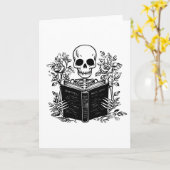 Skelet lezen romance boek kaart (Gele Bloem)