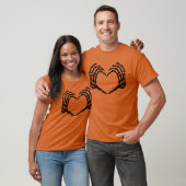 Skelet lief meisje t-shirt (Unisex)