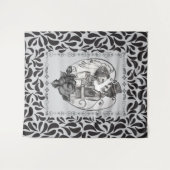 Skelet Liefdeskoppel Huwelijksdans Wandkleed (Voorkant (horizontaal))