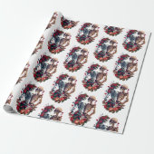 Skelet Liefhebbers Cadeaupapier (Uitgerold)