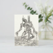 Skelet Lijk Lijk Anatomie Medisch Briefkaart (Staand voorkant)