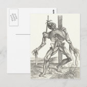 Skelet Lijk Lijk Anatomie Medisch Briefkaart (Voorkant / Achterkant)