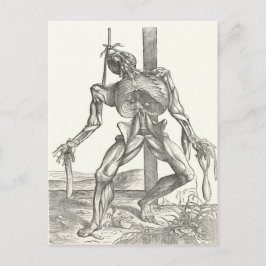 Skelet Lijk Lijk Anatomie Medisch Briefkaart