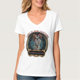 Skelet Lovers Gift Vrouwen   Halloween T-shirt