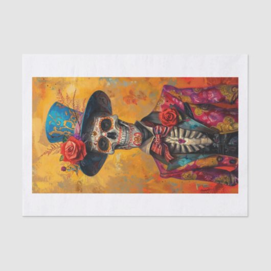 Skelet Lyfe10 Tissuepapier (Voorkant)