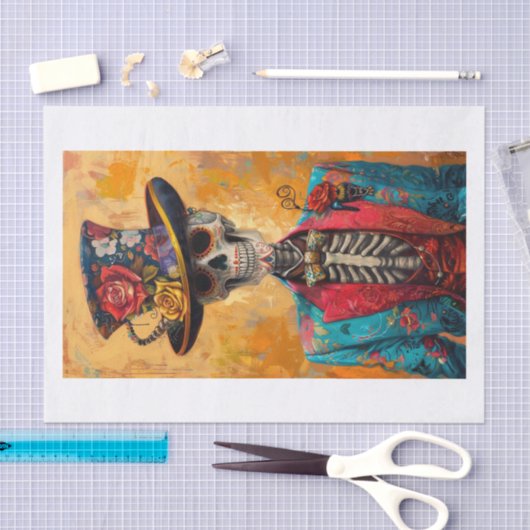 Skelet Lyfe12 Tissuepapier (Craft)