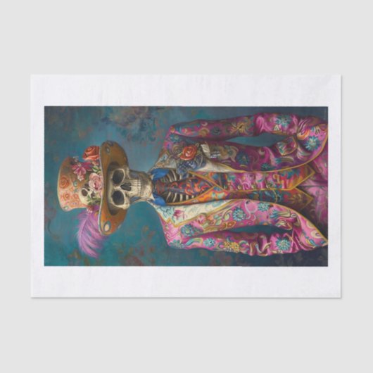 Skelet Lyfe14 Tissuepapier (Voorkant)